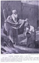 Samuel anoints Saul circa 130 BC